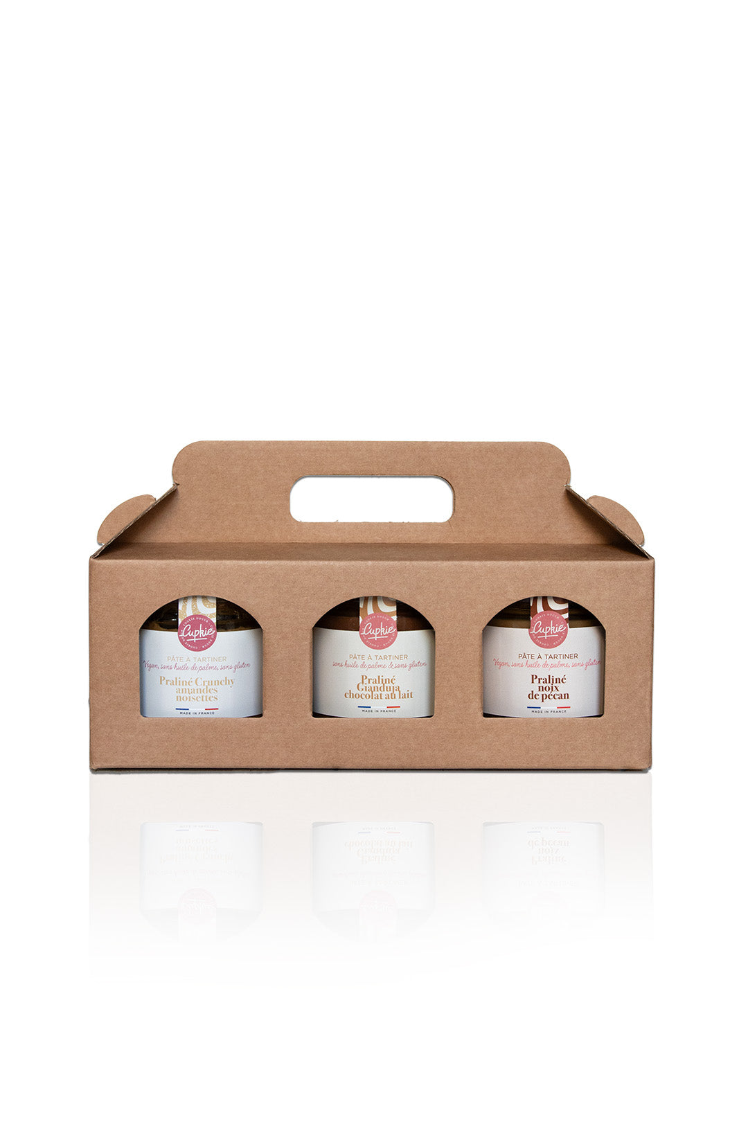 Coffret dégustation 3 grands pralinés à tartiner - 3 x 250g - Cupkie Paris