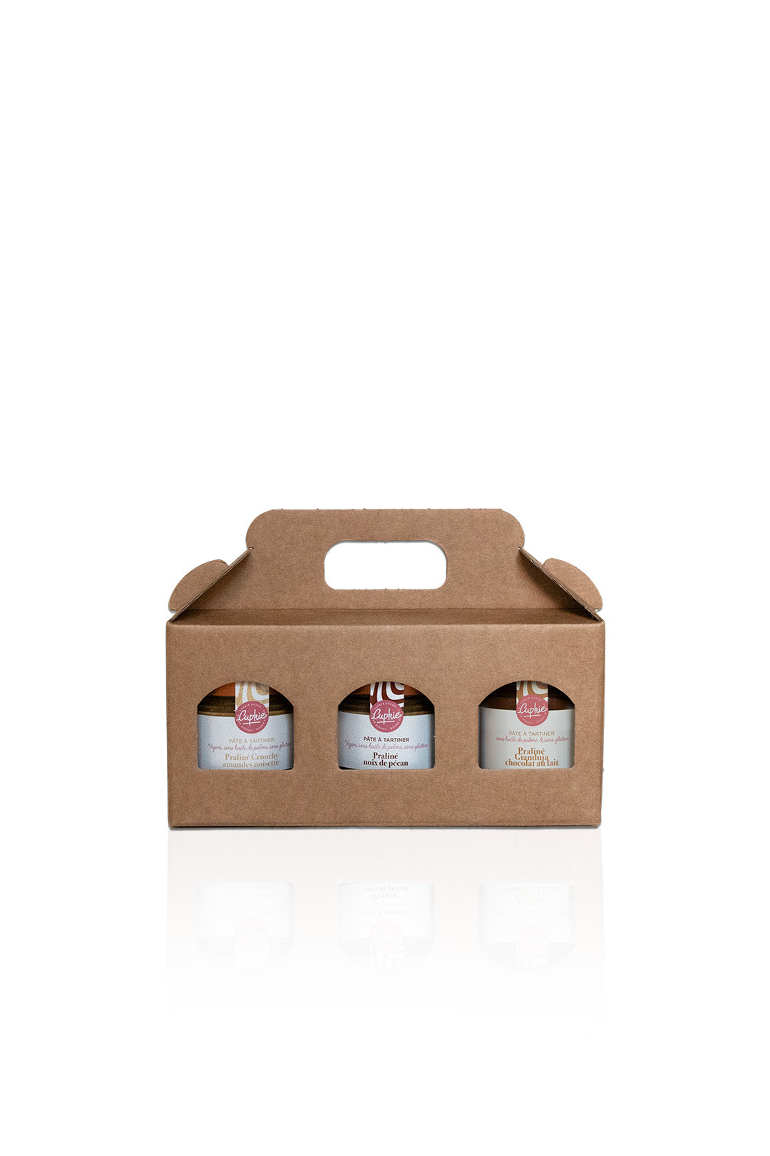 Coffret dégustation 3 petits pralinés à tartiner - 3 x 125g - Cupkie Paris