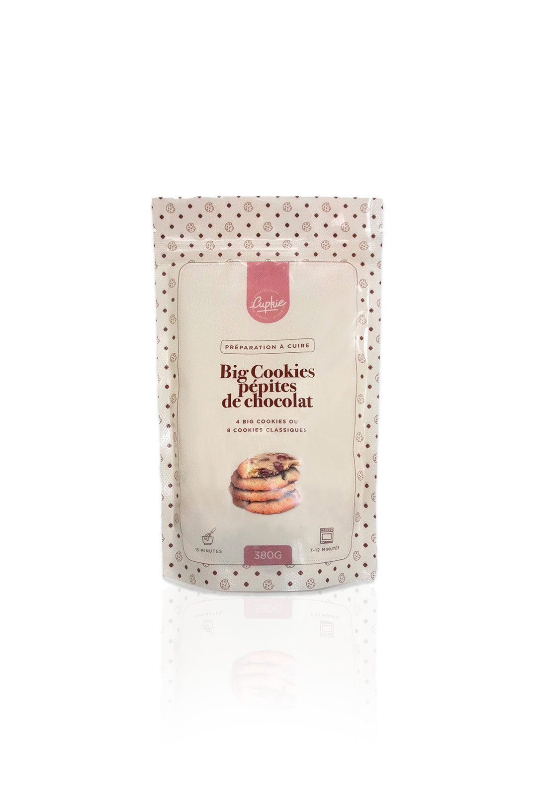 Kit préparation DIY pour 4 Big Cookies Cupkie - 380g - Cupkie Paris