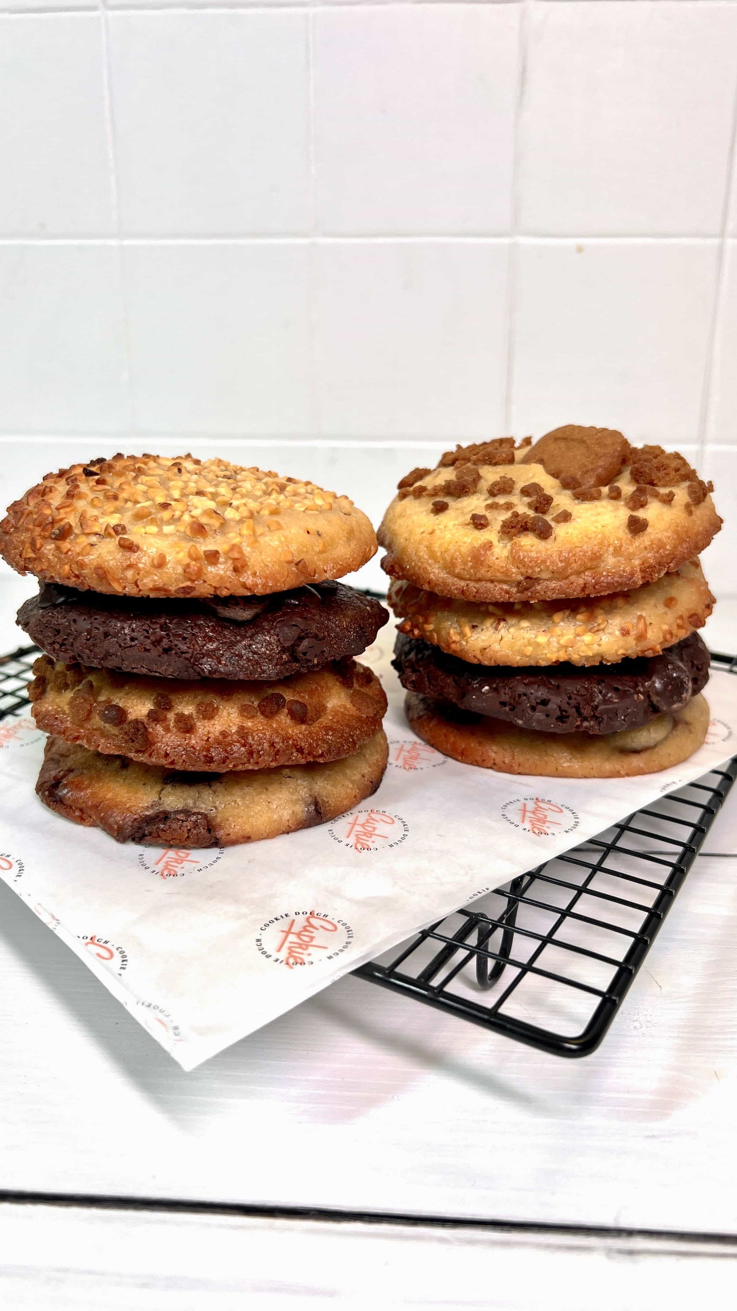Pack de 8 Big Cookies - 8 x 120g - Cupkie Paris